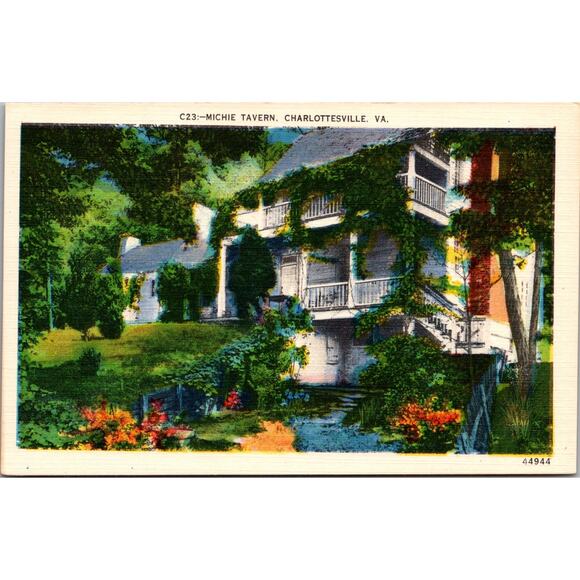None and/or Unknown Other - Michie Tavern Charlottesville VA Vintage Postcard SPF5